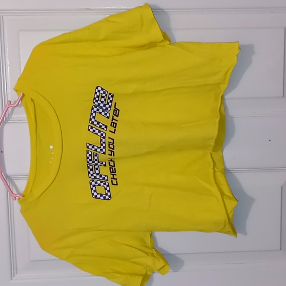Yellow Crop Top